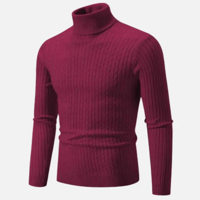 MELISAR | JERSEY DE CUELLO ALTO PARA HOMBRE